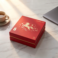 Boîte cadeau de luxe en carton rigide avec couvercle et base, personnalisable avec logo, pour emballages de cadeaux et de produits haut de gamme