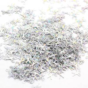 Paillettes Sciolte in PVC a Forma di Forbice da 7mm, Glitter per Nail Art, Manicure, Cucito, Decorazioni Matrimoniali e Coriandoli - Product Image 4