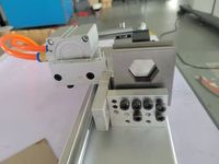 Machine de découpe pneumatique à double poinçon pour boîtes cadeaux en carton - Perforatrice semi-circulaire avec PLC Schneider