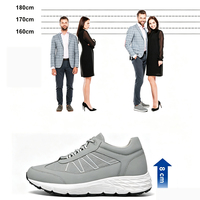 Chaussures décontractées respirantes en maille pour hommes, fabriquées à la main, avec talon dissimulé de 8 cm pour augmenter la taille, vente en gros d'usine