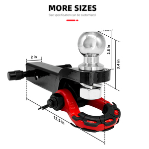 <span class=keywords><strong>2</strong></span> "Trailer núi 4x4 off road phục hồi tự động phụ kiện thép 3/4" D vòng còng Hitch Receiver - Product Image 6
