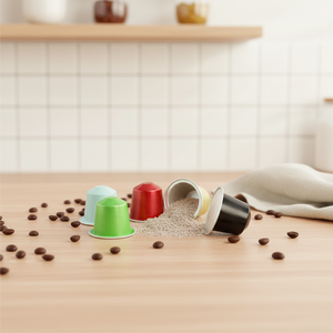 Capsules de café personnalisées en aluminium pour machine de remplissage, compatibles avec les dosettes <span class=keywords><strong>Nespresso</strong></span> vides - Product Image 1