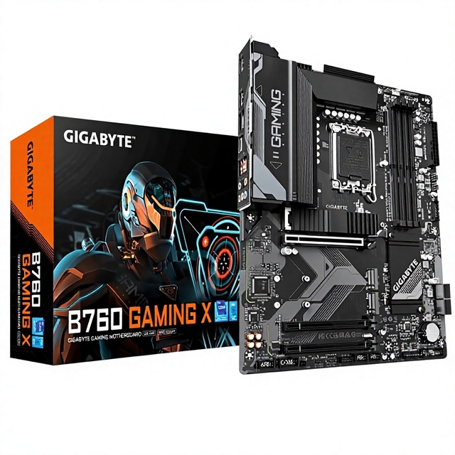 GIGABYTE B760 Gaming X Motherboard for Intel Xeon 14th Gen Processors 8+1+1 Phase Digital VRM 7600MHz DDR5 (OC) 3X PCIe 4.0 M.2