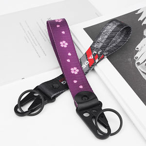 Porte-clés personnalisé avec logo brodé, cordon de poignet, lanière courte, vente en gros - Product Image 3