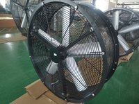 Lames en alliage HVLS autonomes de 4ft High Air Flow 220V DC Motor Drum Fan Gym