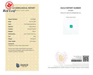 Redleaf produttore di migliore qualità smeraldo naturale sfusa gemma Asscher taglio ovale Zambia verde pietra smeraldo naturale - Product Image 2