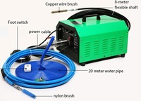 Machine de détartrage électrique pour chaudières industrielles, élimination des tartres des tubes d'échangeurs thermiques, brosse rotative