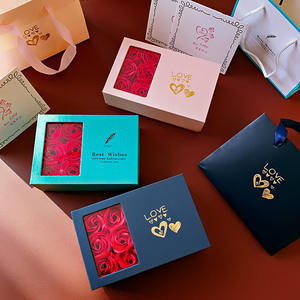 थोक संरक्षित गुलाब फूल उपहार बॉक्स गहने अंगूठी हार 6 अमर गुलाब बॉक्स वैलेंटाइन डे उपहार 2026 - Product Image 2