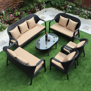 Canapé en rotin Canapé <span class=keywords><strong>de</strong></span> <span class=keywords><strong>jardin</strong></span> en rotin tressé Ensemble <span class=keywords><strong>de</strong></span> canapés <span class=keywords><strong>de</strong></span> <span class=keywords><strong>jardin</strong></span> Canapés <span class=keywords><strong>de</strong></span> <span class=keywords><strong>jardin</strong></span> - Product Image 2