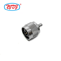 Adaptateur coaxial RF en laiton de type N mâle vers QMA femelle, en stock, directement de l'usine