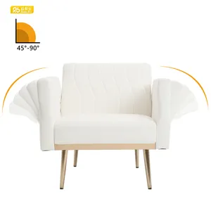 Single Recliner Sofa Rocking Chair Living Room Furniture Arm Chaise Leisure Lounge Chair Ottoman Living Room Chairs With Ottoman