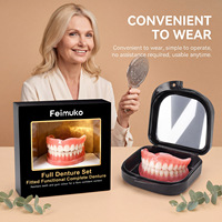 Prothèse Dentaire Complète Fonctionnelle Feimuko pour Adultes - Kit de Beauté Dentaire pour Modifier les Espaces Interdentaires et Améliorer l'Esthétique du Sourire