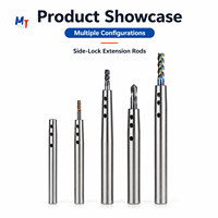 Porte-outil long à queue droite de petit diamètre anti-vibration MT CNC SLD Sidelock Extension Bar pour l'usinage de trous profonds