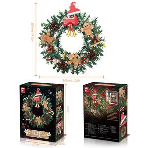 Free Tribe 11029 1159 blocs de construction en plastique pour guirlande de Noël avec bonhomme en pain d'épice à assembler pour 5 à 7 ans - Product Image 1