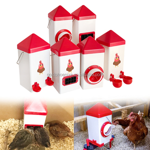 Yyc bricolage mangeoire à poulet seau mangeoire à volaille et abreuvoir pour poulet poussin canard oie caille - Product Image 1