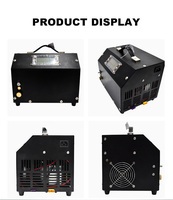 Compresseur d'air haute pression TUDIVING à écran LCD pour usage domestique et jeux de paintball, 12V 110V 220V 4500psi 30mpa, vente directe usine