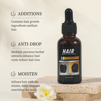 Marque privée MOIKA Huile de romarin ricin et d'amande 100% naturelle et biologique Sérum de soin du cuir chevelu pour hommes et femmes Produits de soin des cheveux bon marché