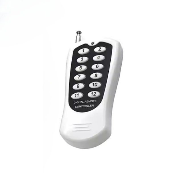 Learning Code Remote Control Hot Sale 433MHZ 1527 Chip Learning Code High Power 12 Button Wireless RF Remote Control