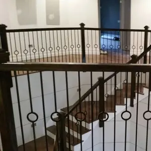 Popular Sale Wholesale Classic Style Wrought Iron Balusters For Stair Decorating