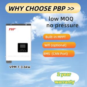 Sistem Inverter Hybrid Surya Frekuensi Tinggi 230VAC 1kW 1KVA Inverter Tenaga Surya Fase Tunggal Merek PBP Garansi 2 Tahun 100% - Product Image 2