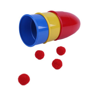 2023 giocattoli educativi puntelli magici tazza e palla trucchi magici gioco per bambini stricks mago Close Up <span class=keywords><strong>Illusion</strong></span> Gimmick puntelli giocattolo divertente - Product Image 6
