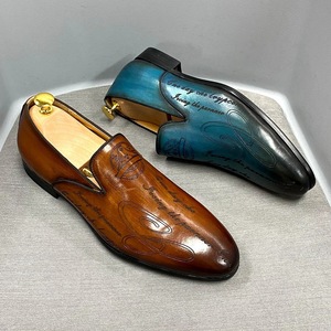 Botas Cortas de Cuero Genuino para Hombre de Alta Calidad, con Cordones, Ideales para Eventos Formales de Negocios - Product Image 3