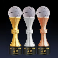 Vente en gros Trophées de football, de basket-ball, de tennis, de golf et de volley-ball K9 en verre cristal avec base noire