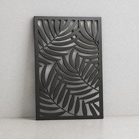 Panneaux décoratifs de jardin en alliage d'aluminium découpés au laser, motif artistique personnalisé gravé, pour clôture de jardin, villa extérieure, cour.