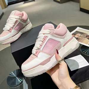 Top Quality New Designer Luxury Shoes Black White <b>Men</b> Fashion Leather Rubber Casual Shoes Designer Trainer Amiry Shoes <b>Men</b> - Product Image 4