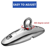 Pièce de rechange pour quincaillerie de montage de capote Bimini marine à dégagement rapide, compatible avec les cordes et les charnières de pont en acier inoxydable 316