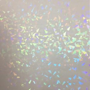 Holographic Bopp lá mềm Bạc nhấp nháy mô hình ngôi sao cho dập nóng trên giấy hoặc nhựa films - Product Image 1