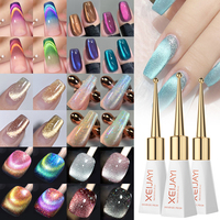 XEIJAYI 150 Colores Gel Uñas Ojo de Gato de Alta Calidad 10ml Lujo Gel UV Magnético 9D Etiqueta Privada Venta al por Mayor Pegamento de Larga Duración
