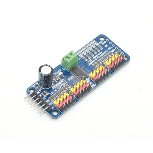 Module de commande de servomoteur DIY pour Raspberry Pi, interface I2C, pilote PWM/servo 16 canaux 12 bits WAVGAT <span class=keywords><strong>PCA9685</strong></span> - Product Image 1