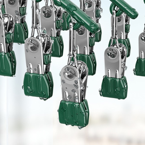 ราวตากผ้ารูปวงรี 10 คลิป กันลม สำหรับถุงเท้า ชุดชั้นใน เสื้อผ้าเด็ก - Product Image 3