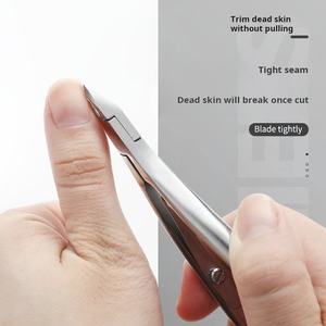 Juego completo avanzado <span class=keywords><strong>de</strong></span> herramientas ultrafinas para <span class=keywords><strong>uñas</strong></span>, cortaúñas <span class=keywords><strong>de</strong></span> hoja <span class=keywords><strong>de</strong></span> acero inoxidable exfoliante, alicates, herramienta <span class=keywords><strong>de</strong></span> belleza para manos - Product Image 2