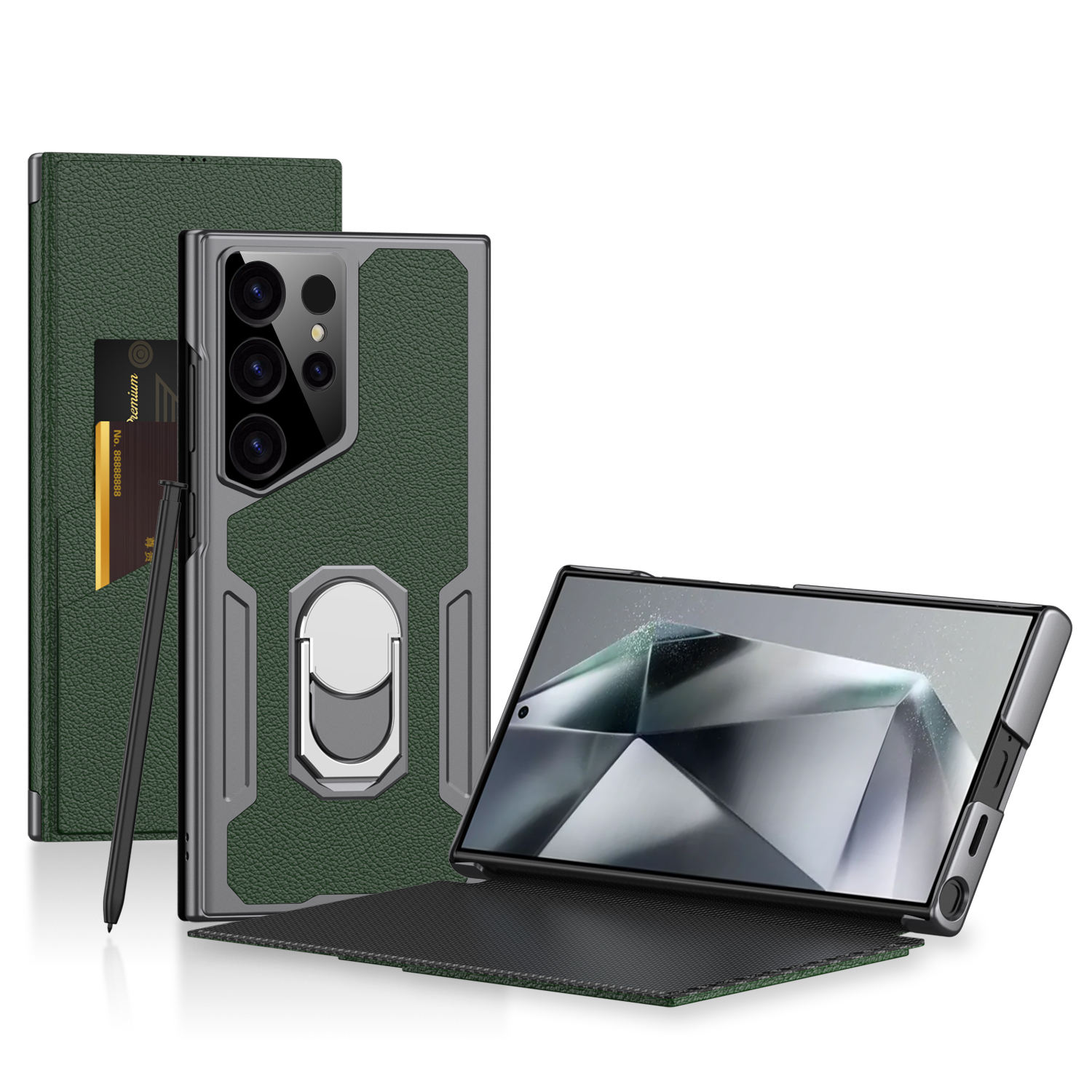 สีเขียว