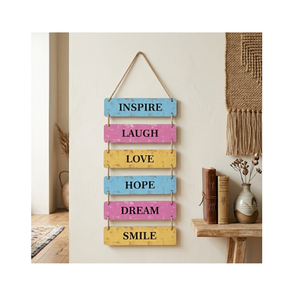 Arte de Pared de Madera Hecho a Mano, Decoración Colgante para Sala de Estar, Dormitorio, Oficina, Estilo Rústico Moderno, Decoración del Hogar, Artículo de Regalo - Product Image 2