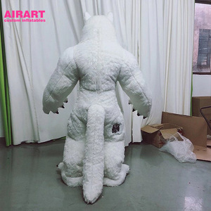 Gonfiabile Lupo Mannaro Cosplay Costume Adulto Lupo Mannaro di Trucco Vestito a Palloncino Colore Su Misura Logo Personalizzato Stampato Lupo 1 Parte/Parti - Product Image 3