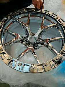 Ruedas SHIN Forjadas con Triple Cromado FI-R Beadlock para M3 M4 G80 G82 <span class=keywords><strong>M8</strong></span> Mustang GT AUDI <span class=keywords><strong>RS7</strong></span> RSQ8 Mercedes AMG Chevrolet Corvette Z06 - Product Image 4