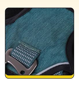 Kingtale調節可能リフレクター通気性犬ハーネス大人犬用厚手ソフトハンドル付き - Product Image 5