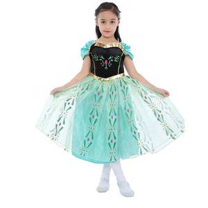 Costume de princesse pour enfants, robe de fête de carnaval pour filles Anna, vente chaude HP - Product Image 2