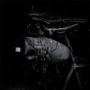 Bolsa de Almacenamiento Aerodinámica Impermeable para Bicicleta, Alforja de TPU para Montaña, Playa, <span class=keywords><strong>Carretera</strong></span>, Negro, SA - Product Image 3