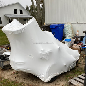 Chất lượng cao 230micron <span class=keywords><strong>PE</strong></span> nhiệt thu nhỏ phim ảnh <span class=keywords><strong>UV</strong></span> bảo vệ trắng đúc thổi nhựa thu nhỏ bọc cho các thiết bị - Product Image 2