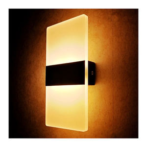 Venta Directa de Fábrica: Lámpara de Pared Mini para Interiores, de Acrílico, para Pasillos de Hotel, Dormitorios y Salas de Estar, con 3W, 6W, 12W, 18W y 24W de Potencia, con Luz Ascendente y Descendente - Product Image 4