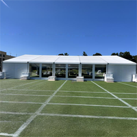 10x20m 10x25m chapiteau tente extérieure gonflable bar Camping accessoires tentes de mariage pour 200 personnes chaises d'église