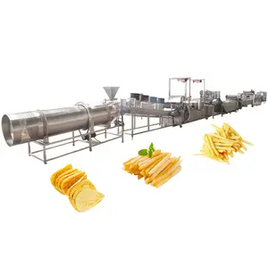 200kg Small Potato Chips Making Machine Semi Automatic Frozen French Fries Production Line For Sale