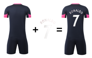 Summer High Quality Custom Name MBAPPE <strong>RONALDO</strong> MODRIC Sport Running Youth <strong>Kids</strong> Soccer Training <strong>Shirt</strong> Football Wear Uniform Sets - Product Image 4