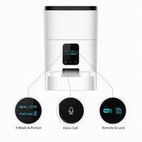 Distributeur automatique de nourriture pour chats et chiens Dudu, alimentation intelligente contrôlée par portions, avec interaction Wi-Fi et application, 2150g