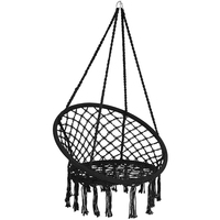 Uplion-Hamac de jardin portable, chaise suspendue, balançoire en filet de corde de coton pour patio