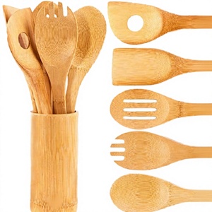 Juego de Utensilios de Cocina de Silicona USSE de 5 Piezas, Resistentes al Calor, Antideslizantes, Aptos para Lavavajillas, en Oferta - Product Image 2